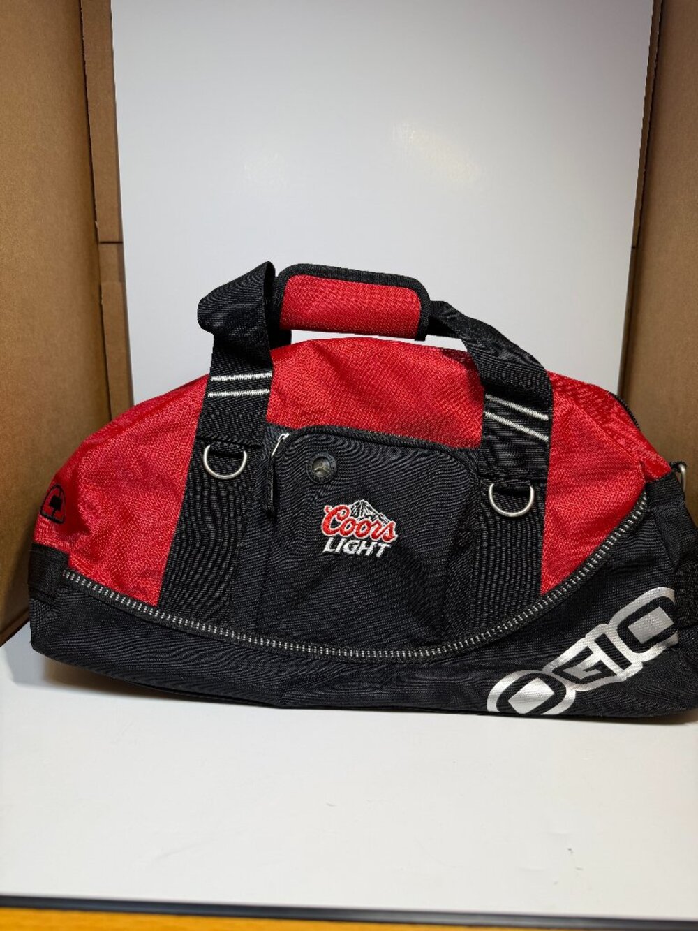 NEW OGIO w/Coor Light Logo Half Dome Duffle Bag /Gym Shoulder Strap Audio Pocket